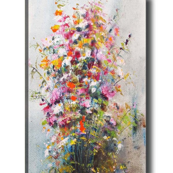 Obraz na plátně Flower still life 50x70 cm