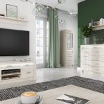 JarStol TV stolík Indianapolis I-9 / craft biely