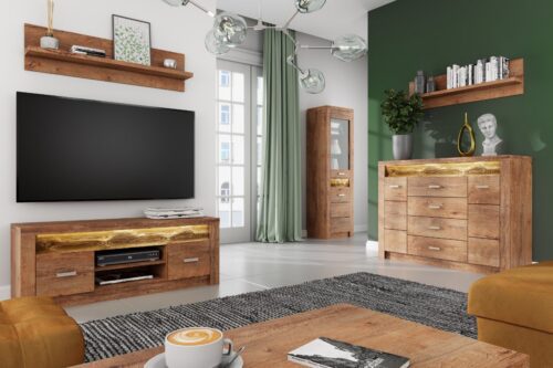 JarStol TV stolík Indianapolis I-9 / jaseň svetlý JarStol TV stolík Indianapolis I-9 / jaseň svetlý