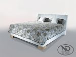 New Design Manželská posteľ CASSA 160 | ND3 Varianta: s roštom / ND3 s matracom SABI
