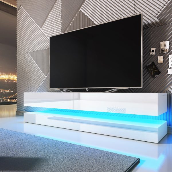 WIP TV stolík FLY Farba: čierna / čierny lesk