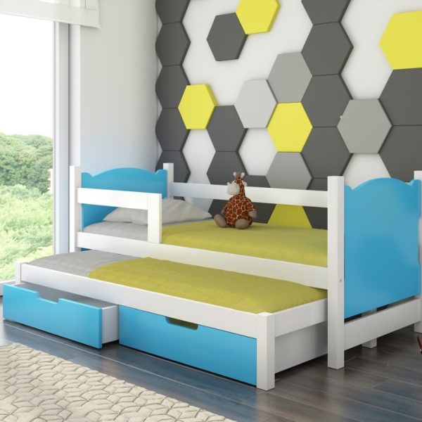 ArtAdrk Detská posteľ CAMPOS Farba: biela / ružová