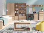 ArtMadex Šatníková skriňa COSMO C02 Farba: Dub riviera