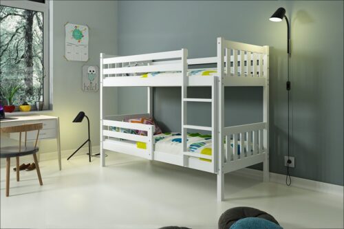 BMS Detská poschodová posteľ CARINO | 90x200 Farba: Grafit BMS Detská poschodová posteľ CARINO | 90x200 Farba: Grafit