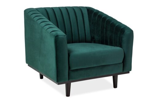 Signal Kreslo ASPREY Velvet 1 Farba: Curry / Bluvel 68 Signal Kreslo ASPREY Velvet 1 Farba: Curry / Bluvel 68