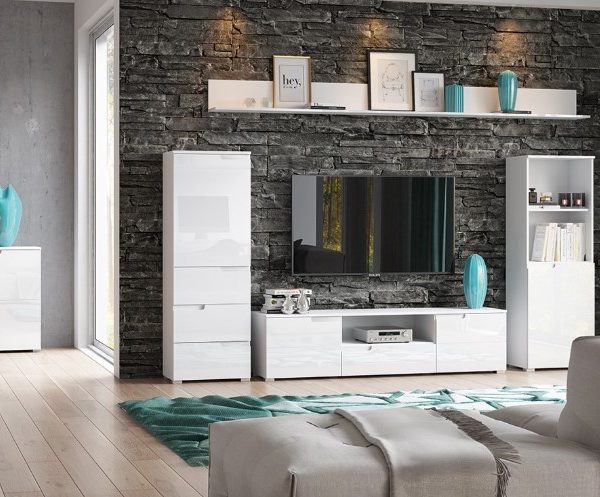 Szynaka Komoda SELENE 5 |  biela
