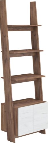 WIP Regál RACK 04 | 60-1D Farba: Dub sonoma svetlá / biely lesk WIP Regál RACK 04 | 60-1D Farba: Dub sonoma svetlá / biely lesk