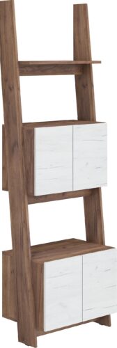 WIP Regál RACK 05 | 60-2D Farba: dub burgund/biela lesk WIP Regál RACK 05 | 60-2D Farba: dub burgund/biela lesk