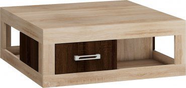 ARTBm Konferenčný stolík VERIN  | 02 Farba: Slivka / čierny lesk