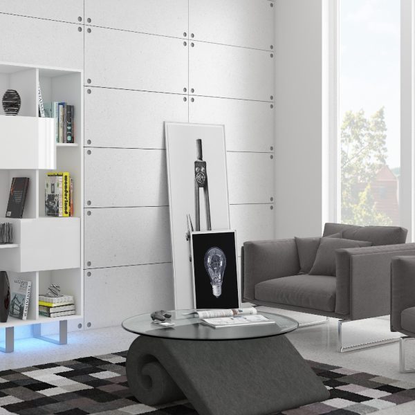 ARTBm Regál KING  | 07 Farba: Biela / biely lesk