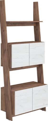 ARTBm Regál RACK 08 | 80-2D Farba: dub burgund/biela lesk ARTBm Regál RACK 08 | 80-2D Farba: dub burgund/biela lesk