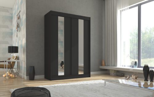 ArtAdrk Šatníková skriňa Balton 150cm Farba: Biela ArtAdrk Šatníková skriňa Balton 150cm Farba: Biela