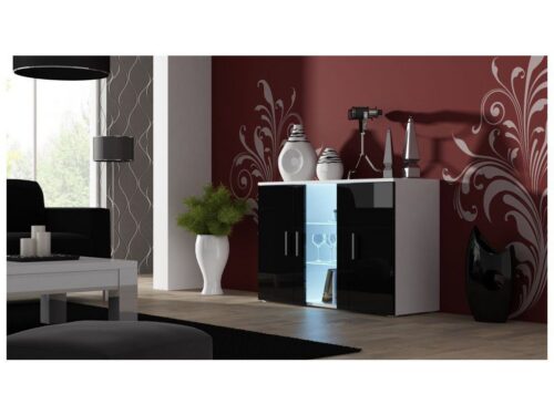ArtCam Komoda SOHO S7 Farba: Biela/biely lesk ArtCam Komoda SOHO S7 Farba: Biela/biely lesk