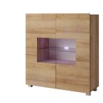 ArtGiB Komoda CALABRINI C-02 Farba: Biela / biely lesk