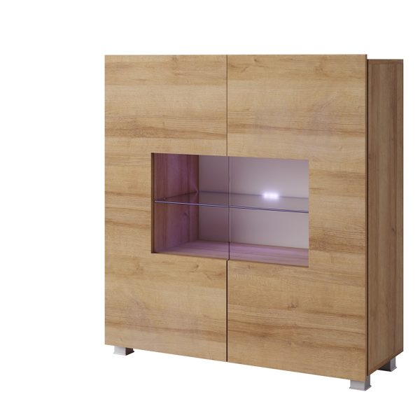 ArtGiB Komoda CALABRINI C-02 Farba: Biela / biely lesk