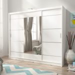 ArtPS Šatníková skriňa WILLOW 250 ALU Farba: Biela
