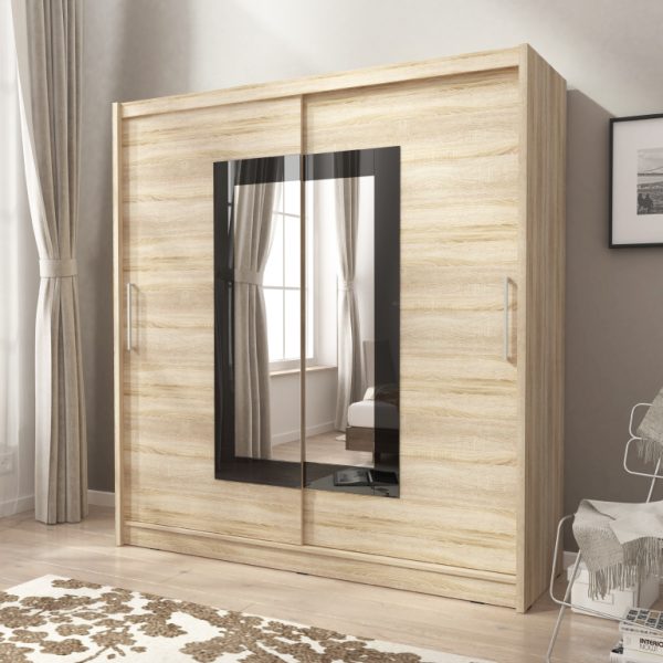 ArtPS Šatníková skriňa WILLOW II 180 Farba: Biela