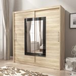 ArtPS Šatníková skriňa WILLOW II 200 Farba: Biela