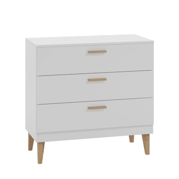 Detská komoda Kubi 100 cm biela