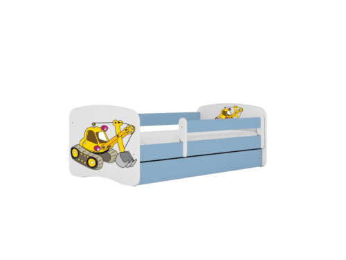 Detská posteľ Babydreams bager modrá Detská posteľ Babydreams bager modrá