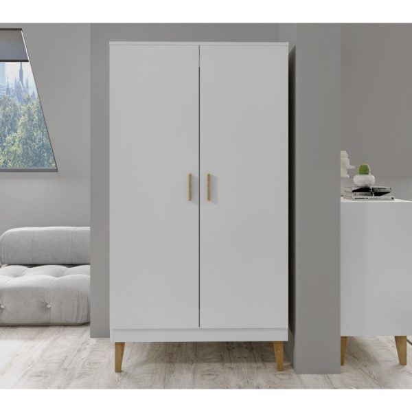 Detská skriňa Kubi 100 cm biela