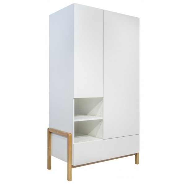 Detská skriňa Victor 100 cm biela