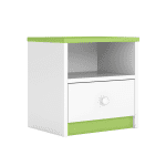 Detský nočný stolík Babydreams 40 cm zelený