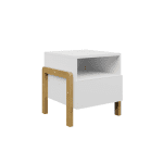 Detský nočný stolík Victor 46 cm biely