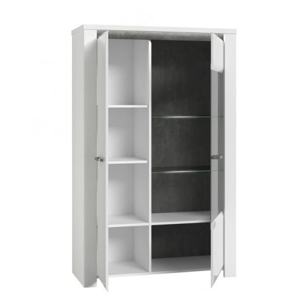 Forte Vitrína BRUGIA|  L BUGV621LB Prevedenie: Vitrína