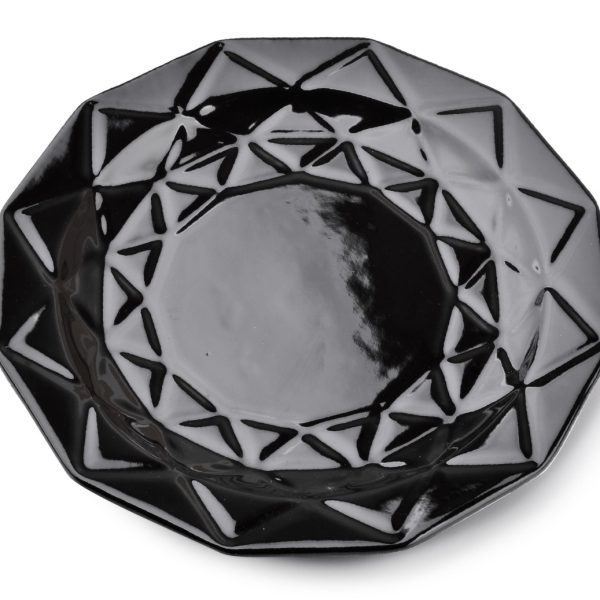 Keramický Tanier Adel 24 cm čierny