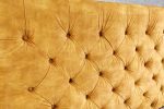 LuxD Dizajnová posteľ Laney 160 x 200 cm horčicový zamat – Obrázok 3