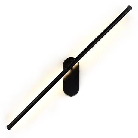 Nástenná LED lampa Kinkiet I čierna