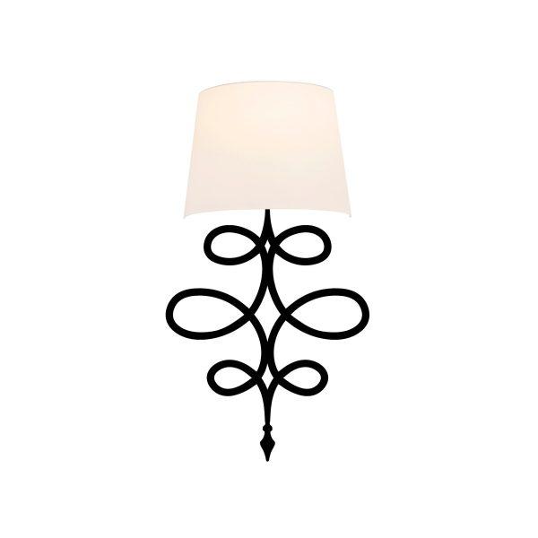 Nástenná lampa Asaf II biela