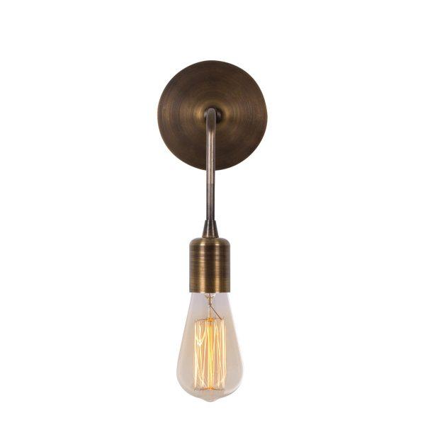 Nástenná lampa Dartini II mosadz
