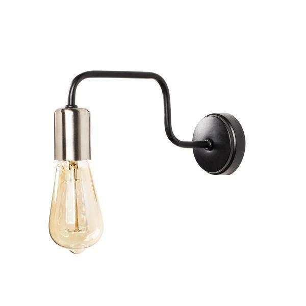 Nástenná lampa Denge I čierna