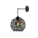 Nástenná lampa Fellini I čierna