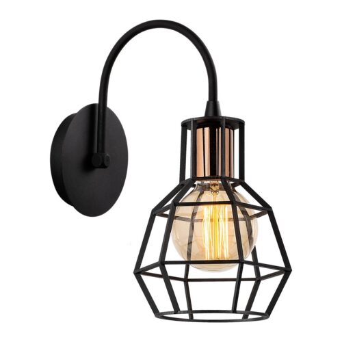 Nástenná lampa Kapadokya čierna Nástenná lampa Kapadokya čierna