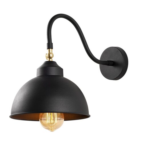 Nástenná lampa Saglam II čierna Nástenná lampa Saglam II čierna