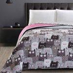 Obojstranný prehoz na posteľ DecoKing CATSINVASION