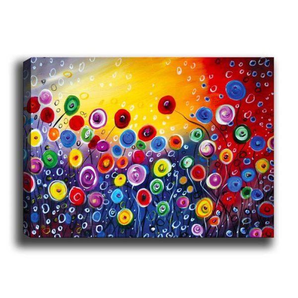Obraz na plátne Abstraction field 50x70 cm