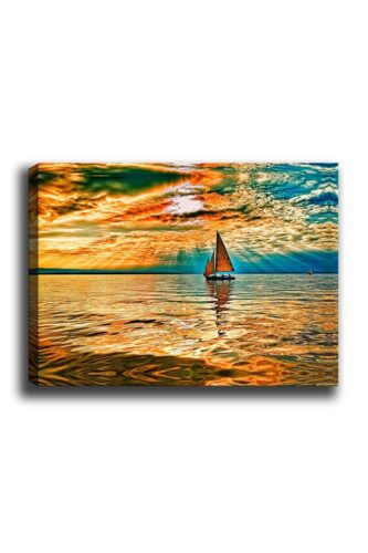 Obraz na plátne Boat trip 30x70 cm Obraz na plátne Boat trip 30x70 cm