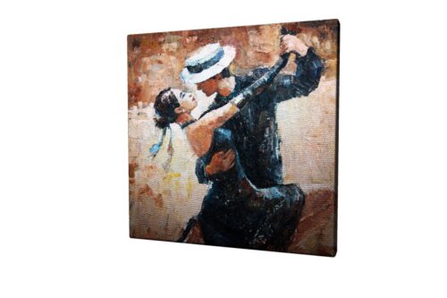 Obraz na plátne Dancers in love KC013 45x45 cm Obraz na plátne Dancers in love KC013 45x45 cm