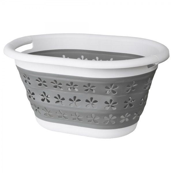 Oválná miska 50x37 cm šedá 25L Compact