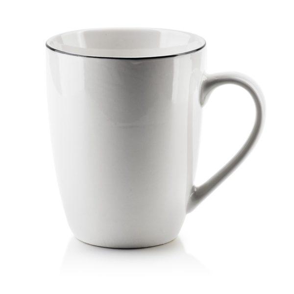 Porcelánový hrnček SIMPLE 370 ml biely
