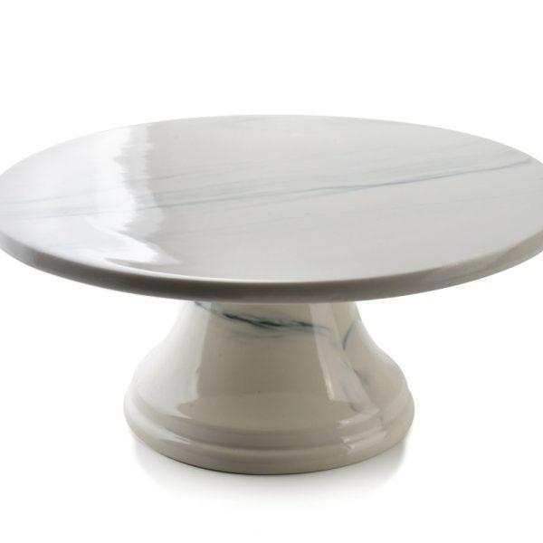 Porcelánový podnos LOUISE GREY Patera 25 cm biely