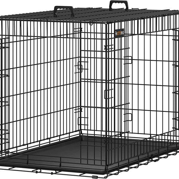 Prepravná klietka pre zvieratá Piper XL 107 cm čierna
