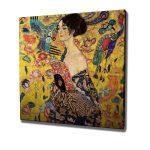Reprodukcia obrazu Lady with fan KC242 45x45 cm