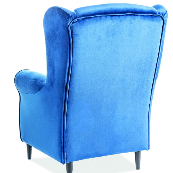 Signal Kreslo BARON Velvet Farba: Curry / Bluvel 68