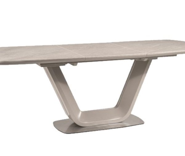 Signal Rozkladací jedálenský stôl ARMANI CERAMIC Farba: čierny mat