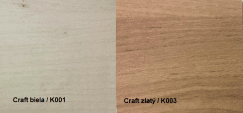 JarStol Komoda KORA K-9 Farba: dub Craft biely / dub Craft zlatý